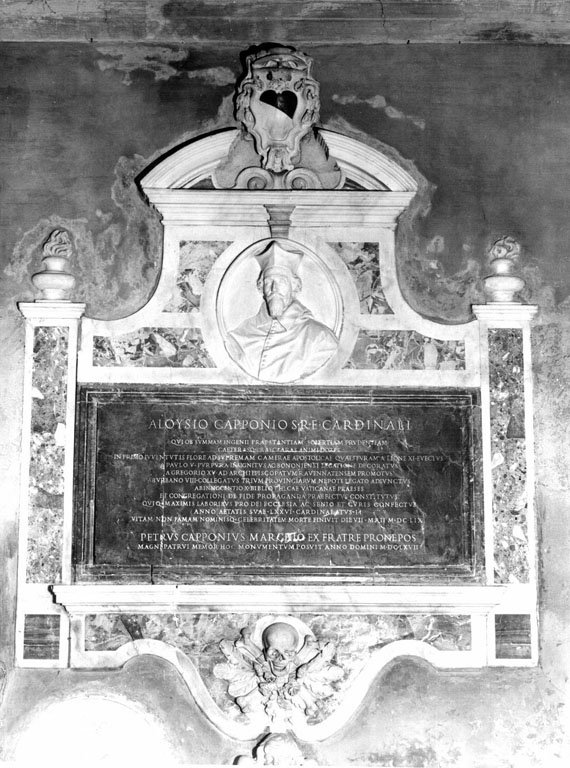 monumento funebre - ambito romano (sec. XVII)